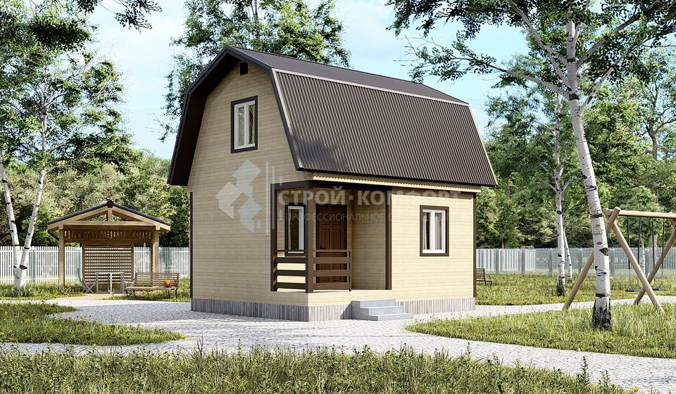 Дачный дом по проекту "Козельск"