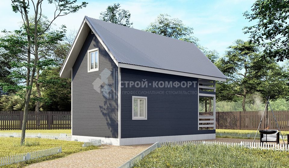 Дачный дом по проекту "Чехов"