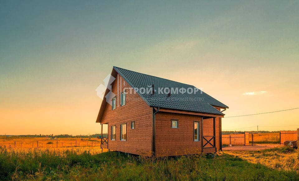 Каркасный дом 9x11 в Московской области - фото проекта от компании Строй-Комфорт