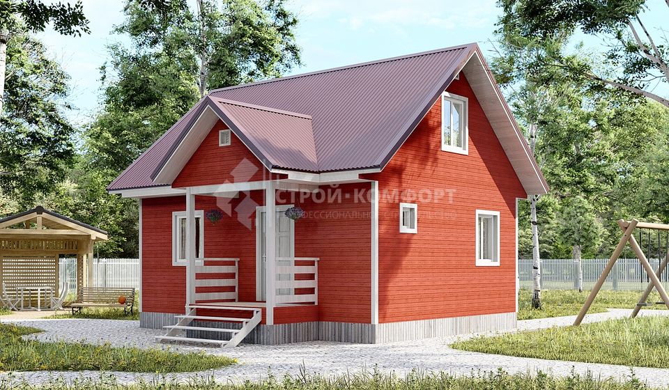 Дачный дом по проекту "Серпухов"