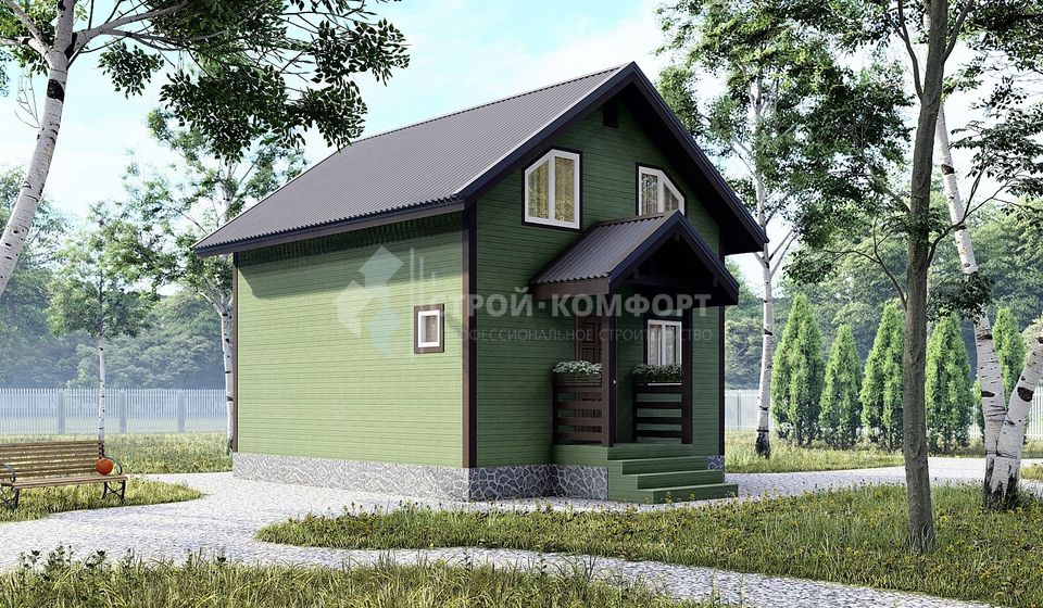 Дачный дом по проекту "Ефремов"