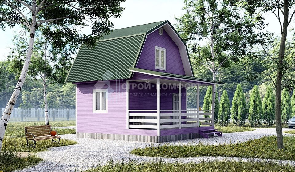 Дачный дом по проекту "Медынь"