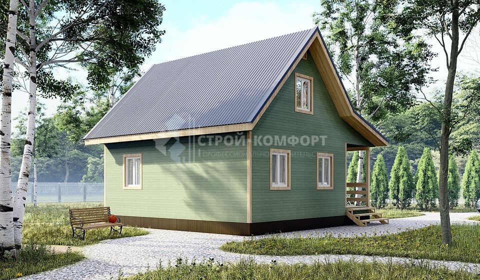 Дачный дом по проекту "Подольск"