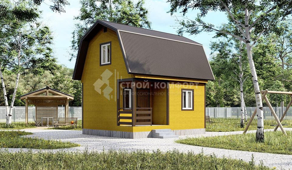 Дачный дом по проекту "Козельск"