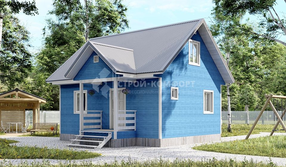 Дачный дом по проекту "Серпухов"