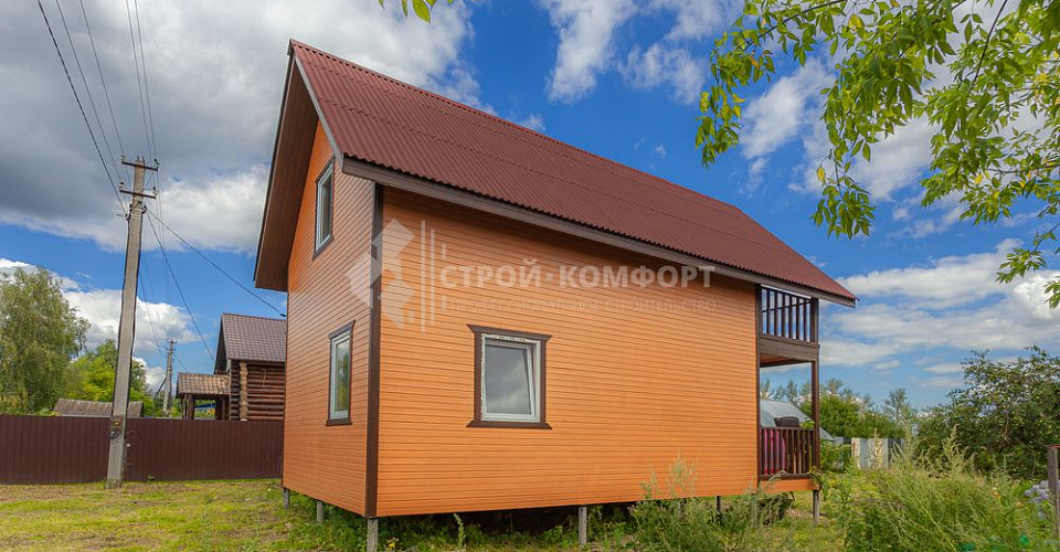Строительство загородного дачного дома в Щекинском районе.