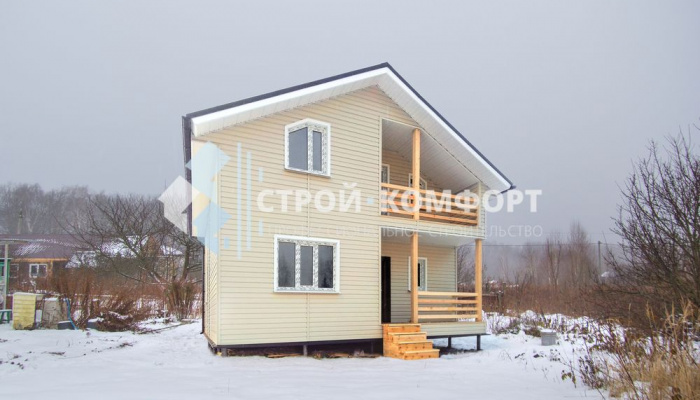 Каркасный дом в Московской области - фото проекта от компании Строй-Комфорт