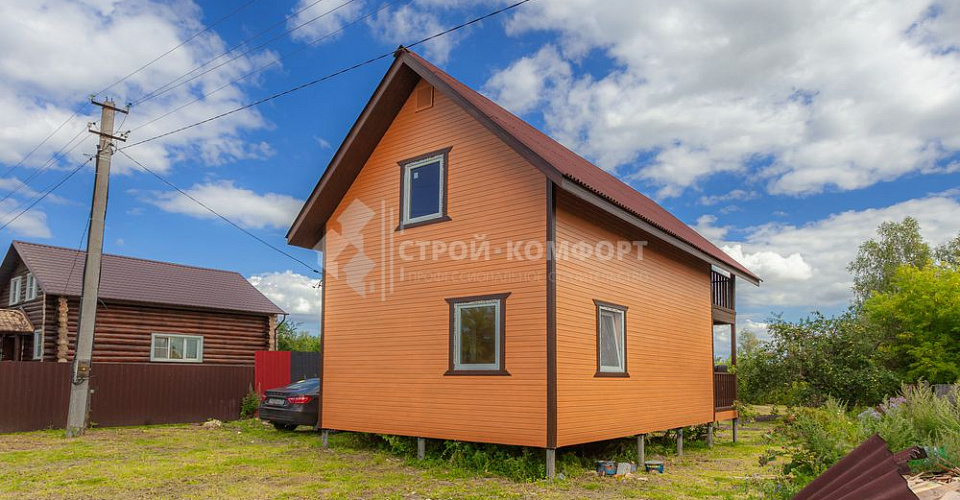 Строительство загородного дачного дома в Щекинском районе.
