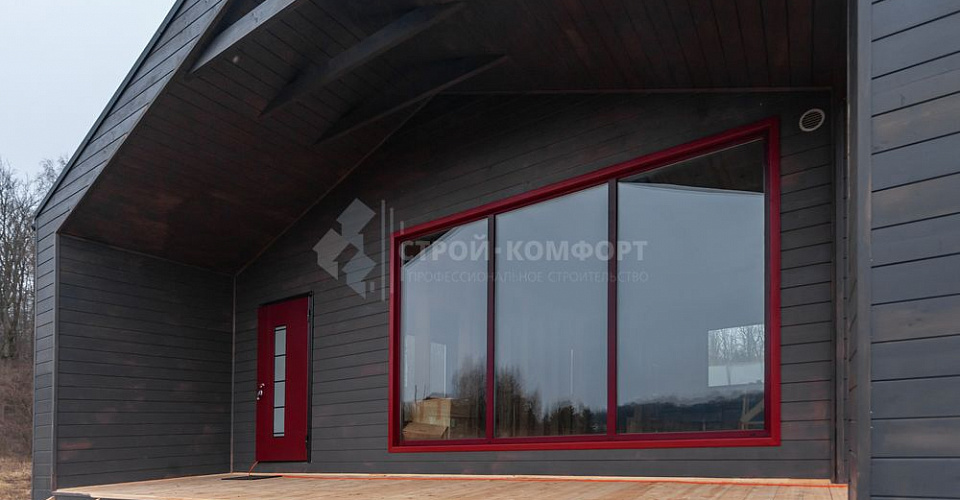 Строительство дома в стиле "Барнхаус", Тульская область. - фото и отзыв Заказчика о компании "Строй-Комфорт" Тула.